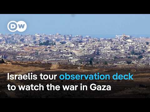 How a vantage point on the war in Gaza became a draw for Israelis | DW News