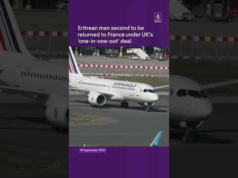 Eritrean man is second to be returned to France under UK’s ‘one-in-one-out’ deal
