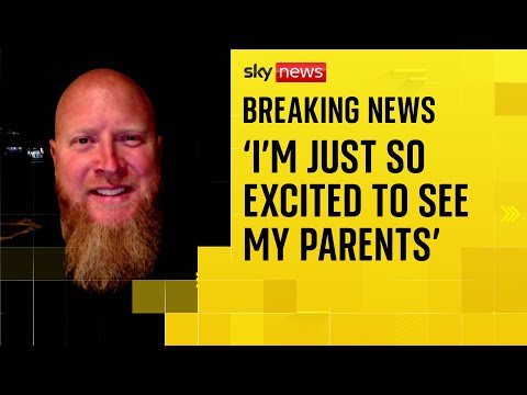 Freed couple’s son speaks to Sky News about his parents’ release from an Afghan prison