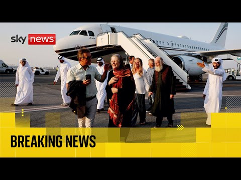 Elderly British couple detained in Afghanistan arrive in Doha after being freed