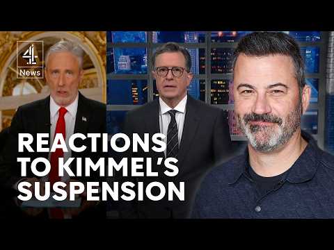 US talk show hosts back Kimmel as Trump threatens more cancellations
