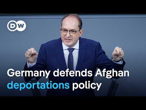Germany seeks Taliban cooperation on Afghan deportations | DW News