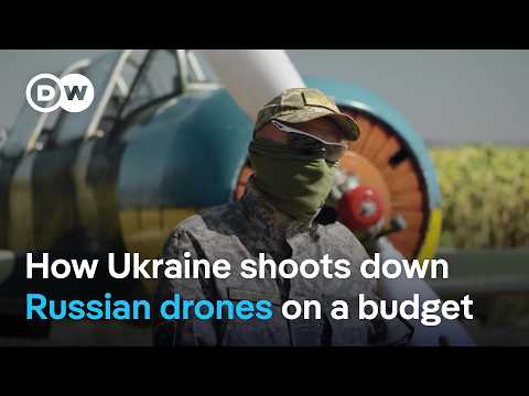Ukraine uses training planes to fight drones | DW News