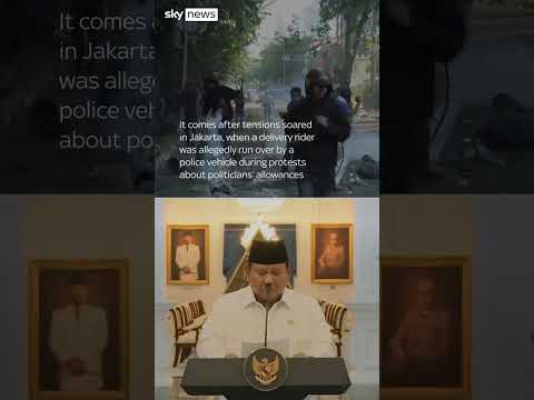 Indonesian leader cuts politicians’ perks after deadly protests