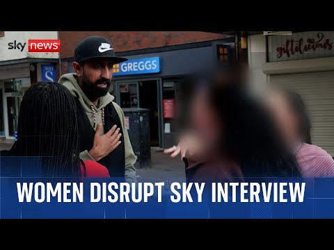 Police probe after Sky interview with businessman disrupted by women shouting