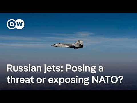 Was Russia testing NATO’s response time in its recent incursion along Estonia’s airspace? | DW News