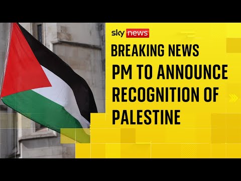 BREAKING: Government to announce recognition of Palestinian state