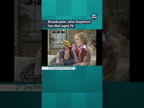 Broadcaster John Stapleton died in hospital on Sunday 21 September at the age of 79 #itvnews