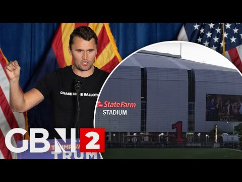 WATCH: Charlie Kirk’s memorial preparations are underway at State Farm Stadium