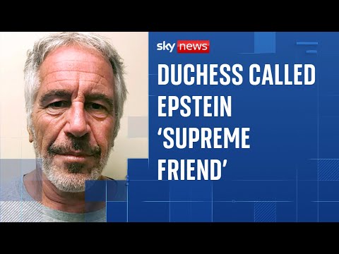 Duchess of York defends message of support to Epstein