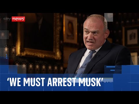 Lib Dem leader calls Elon Musk a ‘criminal’