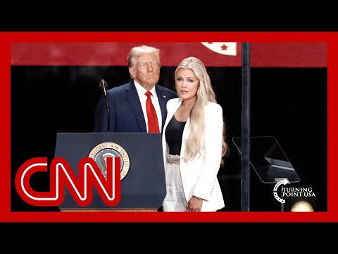 President Trump speaks at Kirk’s memorial