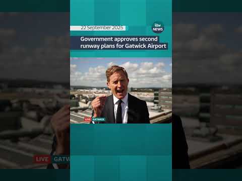 Government approves second runway plans for Gatwick Airport | ITV News