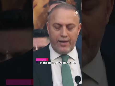 Palestinian flag raised in London