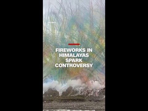 Fireworks in Himalayas spark controversy