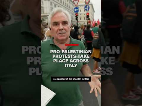 Pro-Palestinian protests take place across Italy