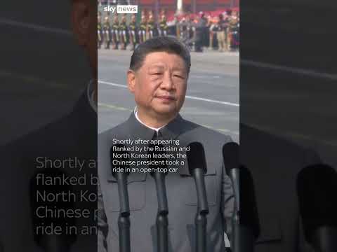 Putin and Kim join Xi for China parade