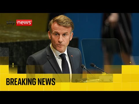 World leaders attend two-state solution summit as France recognised state of Palestine