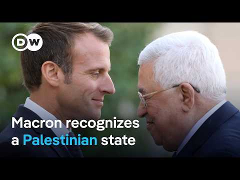 France formally recognizes Palestinian statehood: ‘The time for peace has come’ | DW News
