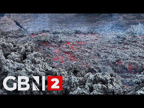 WATCH: Erupting volcano in Hawaii spews lava
