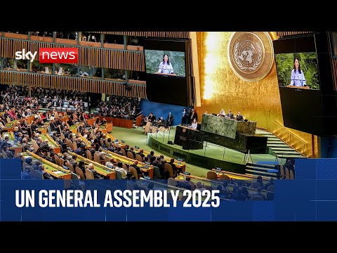 Watch UN General Assembly 2025 – Trump speaks as six more countries recognise Palestinian state