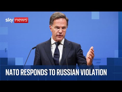 NATO news conference after Russian jets ‘violate’ Estonian airspace