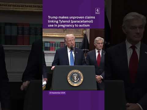 Trump links Tylenol to austism