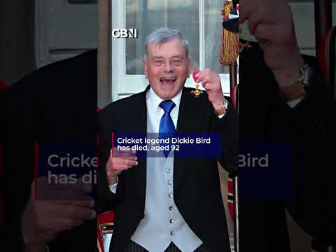 Cricketing legend Dickie Bird has died, aged 92.