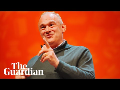 UK Lib Dem party leader Ed Davey gives speech at conference – watch live