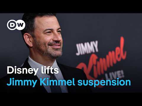 Jimmy Kimmel will return to TV after outrage over suspension | DW News