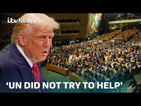 Watch highlights of US President Donald addressing UN General Assembly | ITV News
