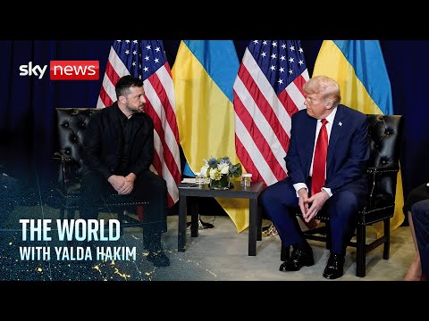 Trump says Ukraine can win back all its territory | The World with Yalda Hakim live from UN