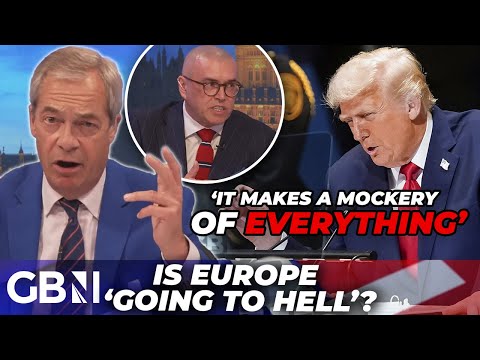 Europe is ‘Going to Hell’ | Nigel Farage PRAISES Donald Trump for warning UN on migration crisis