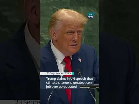 The climate change ‘hoax’ and countries ‘going to hell’: Trump addresses the UN | ITV News