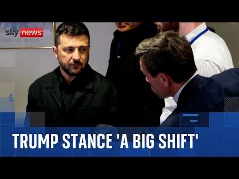 Ukraine can win all of country back, Trump says – in what Zelenskyy tells Sky News is a ‘big shift’