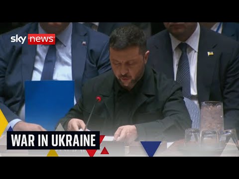 Zelenskyy, Rubio and Cooper speak at UN security council meeting on Ukraine