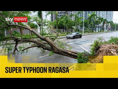 China and Hong Kong brace for Super Typhoon Ragasa