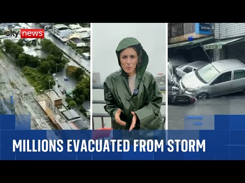 Millions evacuated as Super Typhoon Ragasa makes landfall in China