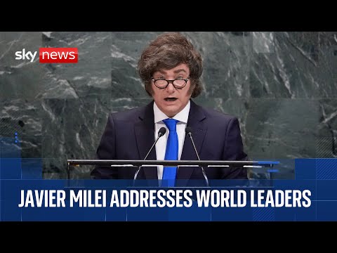 Argentinian President Javier Milei speaks at UN General Assembly 2025 | Watch in full