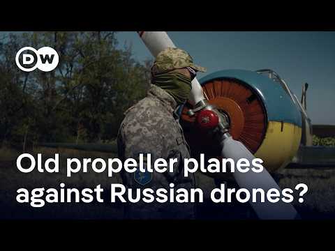 How Ukraine is hunting Russian Shahed drones with Soviet-era propeller planes | DW News