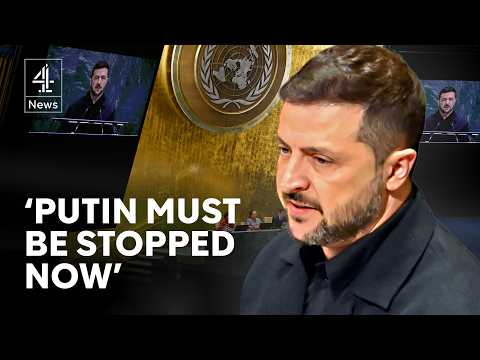 Zelenskyy warns UN Russia will expand war beyond Ukraine