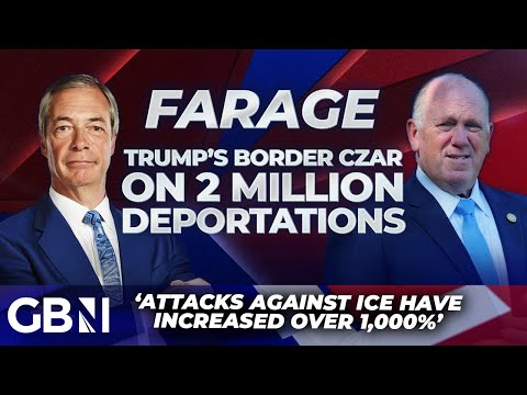 Tom Homan & Nigel Farage talk Trump’s mass deportation plan & reducing border crossings by 97%