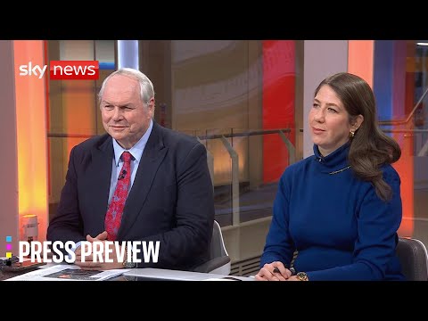 Sky News Press Preview | Adam Boulton & Claire Ellicott | Wednesday 24 September 2025