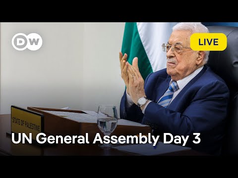 Live: Palestinian leader Abbas, others speak at United Nations | UN General Assembly Day 3