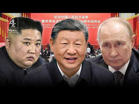 Show of strength: Putin, Kim Jong Un and Xi Jinping unite in China