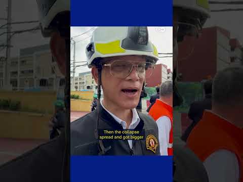 Sinkhole opens up in Bangkok | DW News