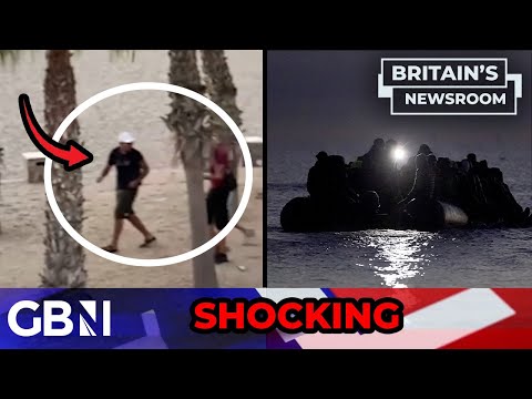 WATCH: Migrants FLOOD Spanish resort leading to DEADLY brawl as tourists ‘forced to watch’