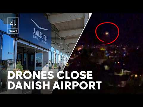 Drones disrupt Danish airports