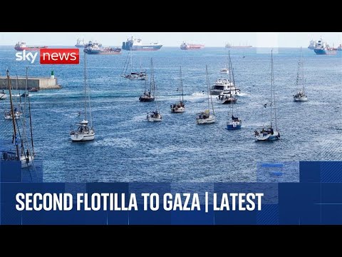 Gaza aid flotilla | Israeli news conference after ‘drone attack’
