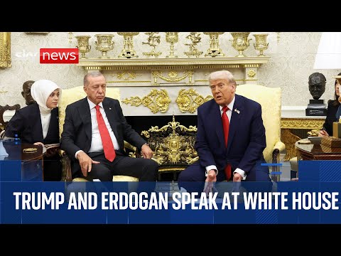 Trump and Erdogan holding news conference at the White House | Watch live